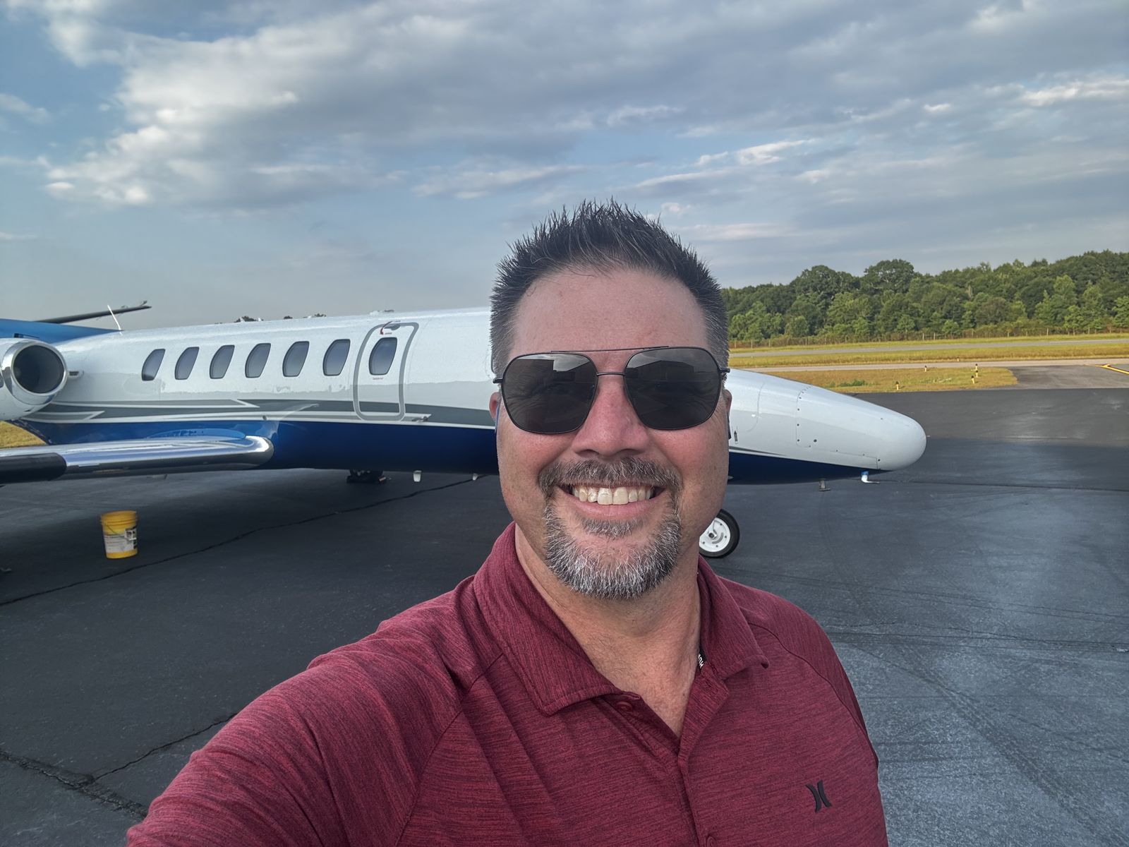 On the ramp with a Cessna Citation