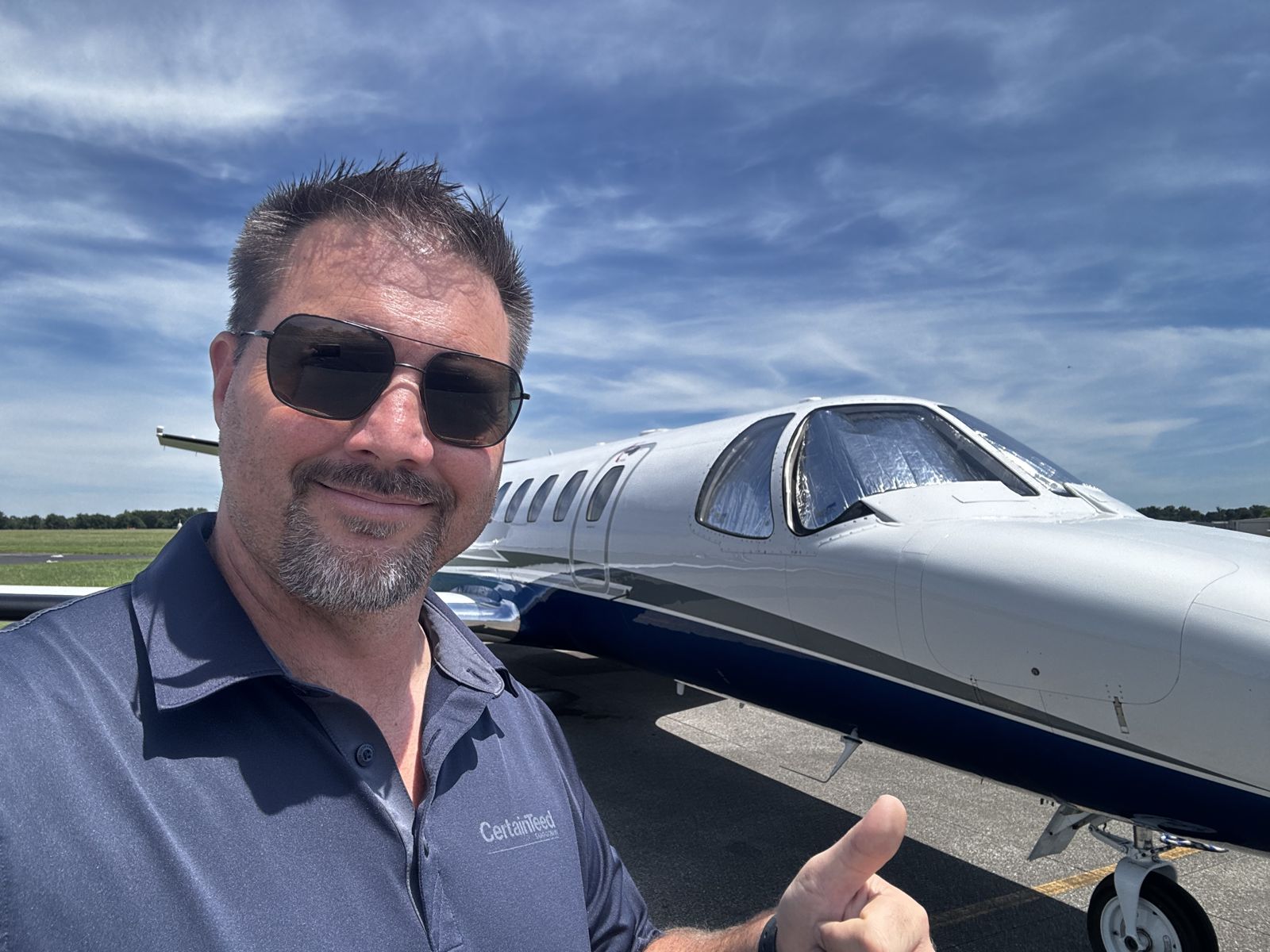 Cessna Citation on the ramp